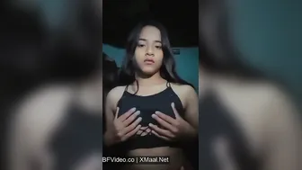 Innocent College Girl Baring Untouched Perky Boobs