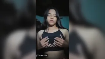 Innocent College Girl Baring Untouched Perky Boobs