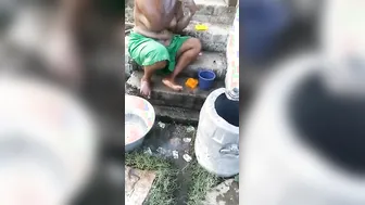 Village Bhabhi Stripping Nude For Outdoor Bath Caught By Horny Devar