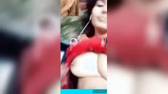 Paki Girlfriend Jiggling Big Boobs On Horny Video Call