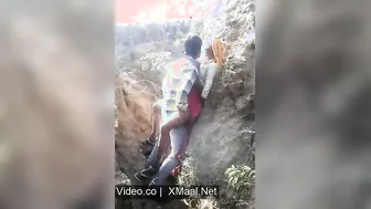 Adivasi Tribal Girl Wild Outdoor Sex Mms Spied By Village Voyeur
