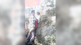 Adivasi Tribal Girl Wild Outdoor Sex Mms Spied By Village Voyeur