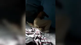 Big Booby Dehati Babe Exposed Topless Squeezing Tits For Lover