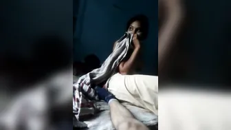 Big Booby Dehati Babe Exposed Topless Squeezing Tits For Lover