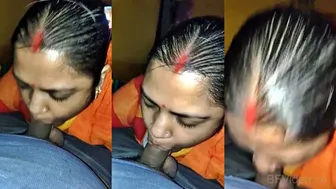 Bengali Boudi Sucking Neighbor's Lund In Kitchen Secretly