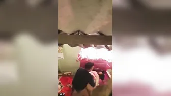 Hidden Cam Catches Mature Aunty's Wild Sex In Pooja Room