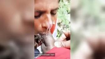 Dehati Aunty Gulping Thick Cumshot In Cow Shed Mms Scandal