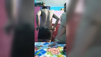 Indian Bhabhi Bent Over Taking Neighbor's Dick Doggy Style