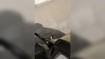 Muslim Aunty Slurping Stranger's Dick Roadside In Burkha Tease