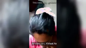 Short South Desi Clip Of Horny Girl Deepthroating Lover's Shaft