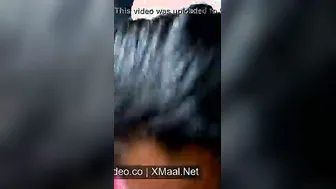 Short South Desi Clip Of Horny Girl Deepthroating Lover's Shaft