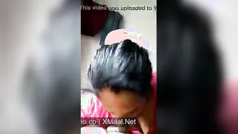 Short South Desi Clip Of Horny Girl Deepthroating Lover's Shaft