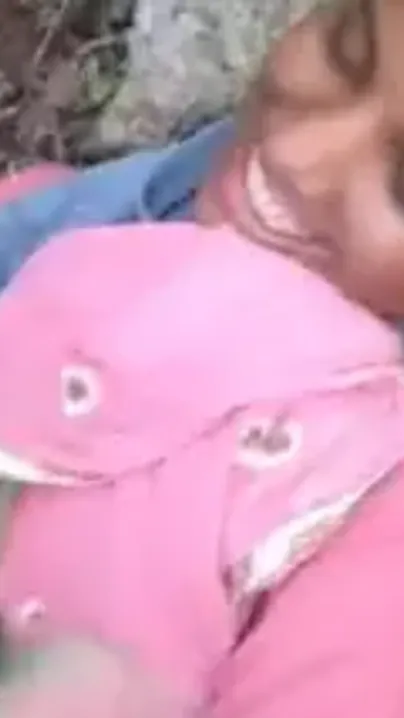 Village Slut Happily Fucking Customers Outdoors Smiling