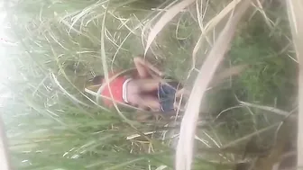 Bihari Babe Filmed Secretly Getting Railed Outdoors By Voyeur