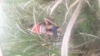 Bihari Babe Filmed Secretly Getting Railed Outdoors By Voyeur