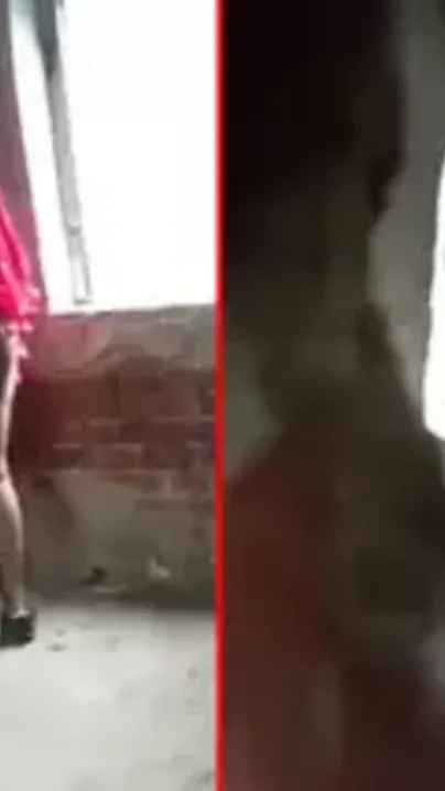 Nephew Ravaging Aunty's Pussy In Abandoned House Risky Outdoor Fuck