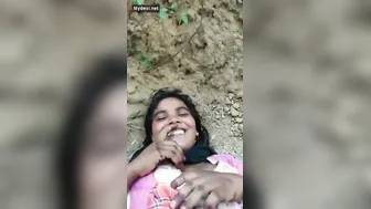 Local Desi Randi Bouncing On Dick In Passionate Outdoor Village Romp