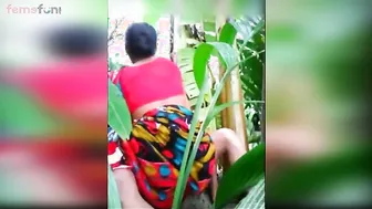 Bengali Muslim Wife Riding Lover's Cock Outdoors First Time