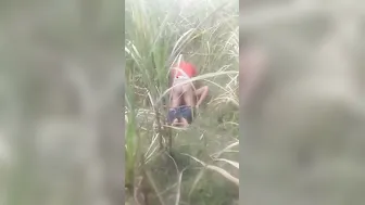 Bihari Randi Spied Fucking Outdoors By Sneaky Voyeur Mms Clip