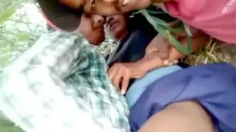 Local Randi Screaming As Fucked Hard Outdoors By Locals