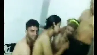 East Delhi Randi Taking Double Dick In Wild Threesome Game