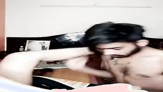 Husband Wife Doing Webcam Sex For Quick Cash In Cramped Room