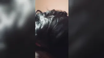 Slim Gf Grinning While Jerking And Blowing Boyfriend’s Hard Cock