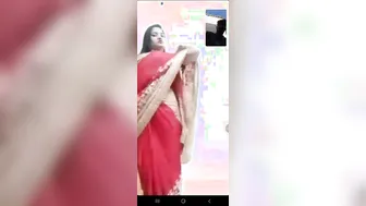 Ex-Gf Stripping Saree Live While Masturbating Alone