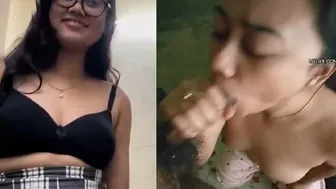 White Saree Desi Girl Nude Blowjob Turns Into Rough Roadside Sex