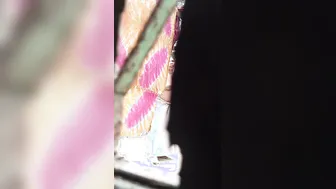 Mature Neighbor Mom Bathing Outdoors Then Slipping Into Dress