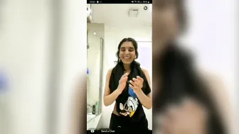 GF Lifts Crop Top To Show Perky Boobs Before Sucking Cock Deeply