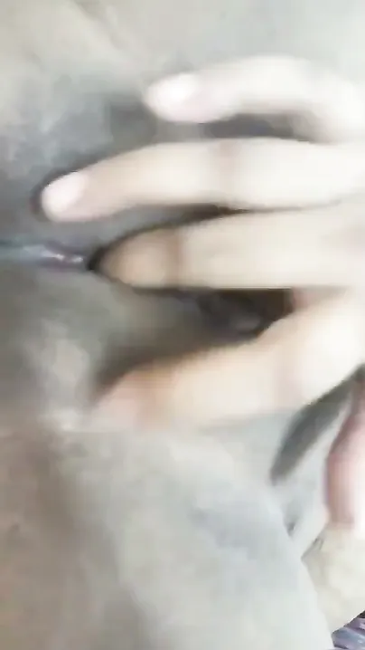 Cute Gf Spreads Black Pussy Wide Open While Fingering Herself To Orgasm