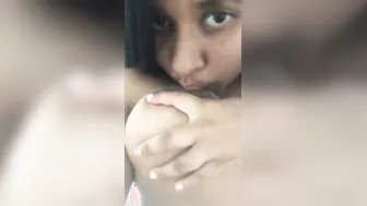 Sri Lankan Teen Sucks Her Huge Boobs Till She Cums In Leaked Mms Video