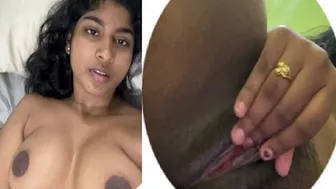 Tamil GF Begs For Cock While Frigging Her Dripping Wet Pussy Solo