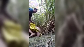 Village Girl Taken Deep In Jungle For Rough Desi Fuck