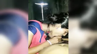 Village Bhabhi Sucking Hard Cock Behind Haystacks