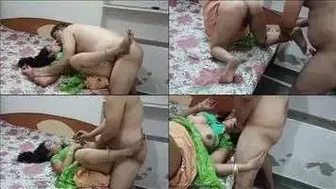 Bhabhi Biting Lips Trying Not To Scream While Getting Nailed Doggy Style