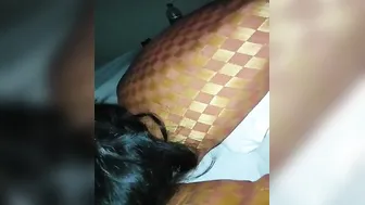 Squeezing Her Big Boobs While Hubby Drills Her Dripping Chut