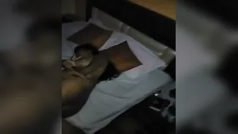 Squeezing Her Big Boobs While Hubby Drills Her Dripping Chut