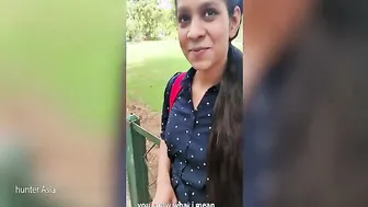 College Girl Ko Paise Deke Pela Library Ke Peeche Bathroom Me