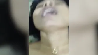 After Hot Pelting Session, Sperm Splattered On Her Face