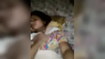 Husband Cums All Over Wife’s Shaved Pussy After Rough Fuck