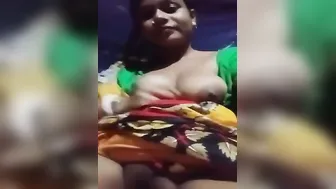 Village Bhabhi Finger-Fucking Her Dripping Cunt Craving For Cock