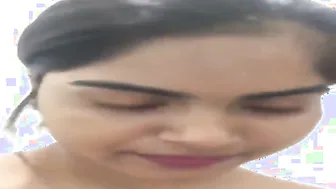 Hot Desi Girl Flashes Her Wet Pussy In Bathroom Mirror