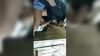 College Bf Bends Girl Over Bench And Drills Her From Behind