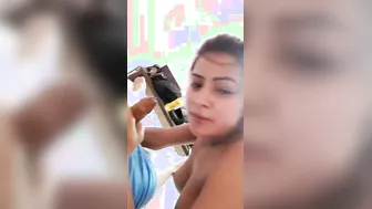 Sexy Gf Deepthroats Bf’s Fat Cock Then Takes It Missionary
