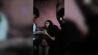 Wife Next Door Dancing Sexy For Friends Then Getting Gangbanged