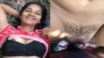 Cute Priya Gets Wild Jungle Sex Under Monsoon Drizzle