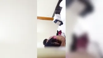 Lovely Couple Fucking Wildly In Cheap Hotel Room After Dinner