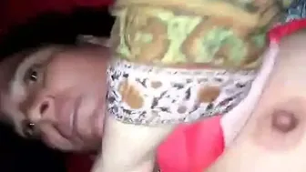 Fat Auntie Groaning As He Stuffed His Fat Cock Deep In Her Tight Ass